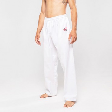 pantaloni allenamento bianchi arti marziali