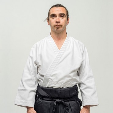 Ki Giacca Aikido bianca cotone per Hakama