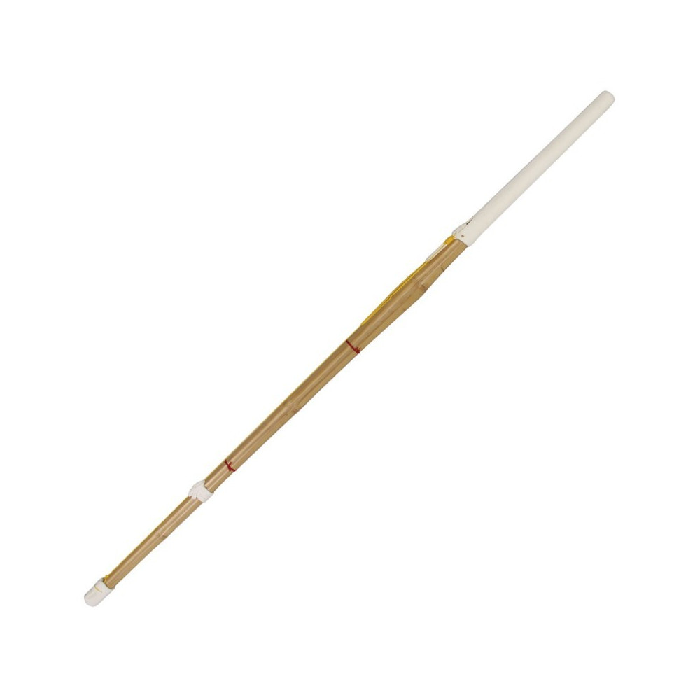 shinai in bambù con manico scamosciato e tsuba shinai in bambù con manico scamosciato e tsuba