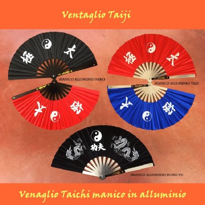 Ventaglio Taichi Taiji in alluminio
