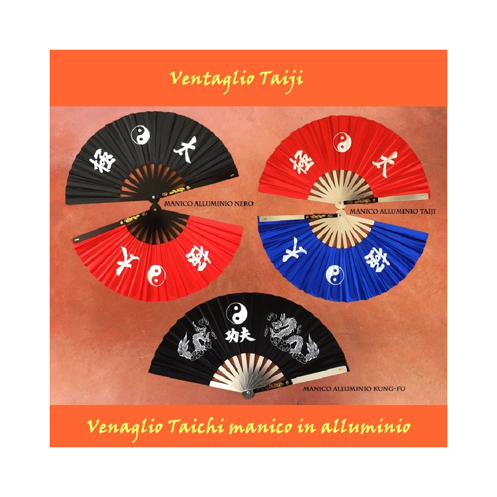 Ventaglio Taichi Taiji in alluminio Ventaglio Taichi Taiji in alluminio