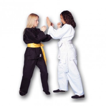 uniforme per kung fu in cotone nero