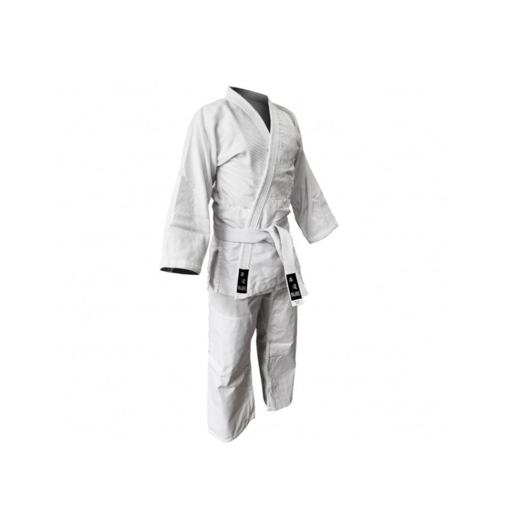 judogi bianco slim fit Basic allenamento