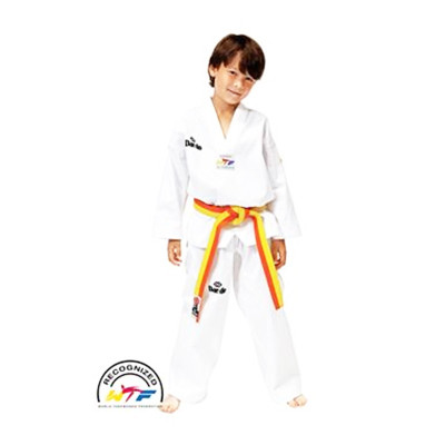 dobok Daedo basic omologato WT con ricamo sulla schiena